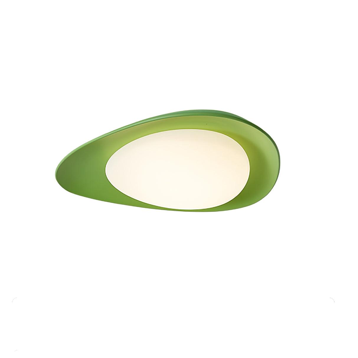 Ceiling Light Resin Leaf Shape 40.0 cm Green Living Room Bedroom Dining Room Adjustable LED Lighting | Thomler