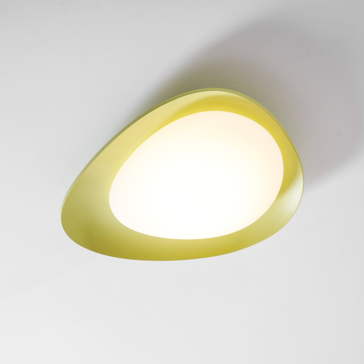 Ceiling Light Resin Integrated LED 46.0 cm Green Modern Living Room Flush Mount Lamp | Thomler