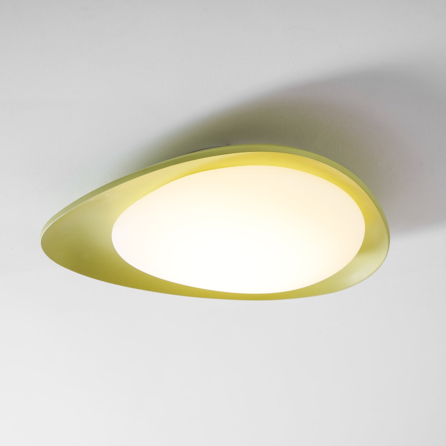 Ceiling Light Resin Integrated LED 46.0 cm Green Modern Living Room Flush Mount Lamp | Thomler