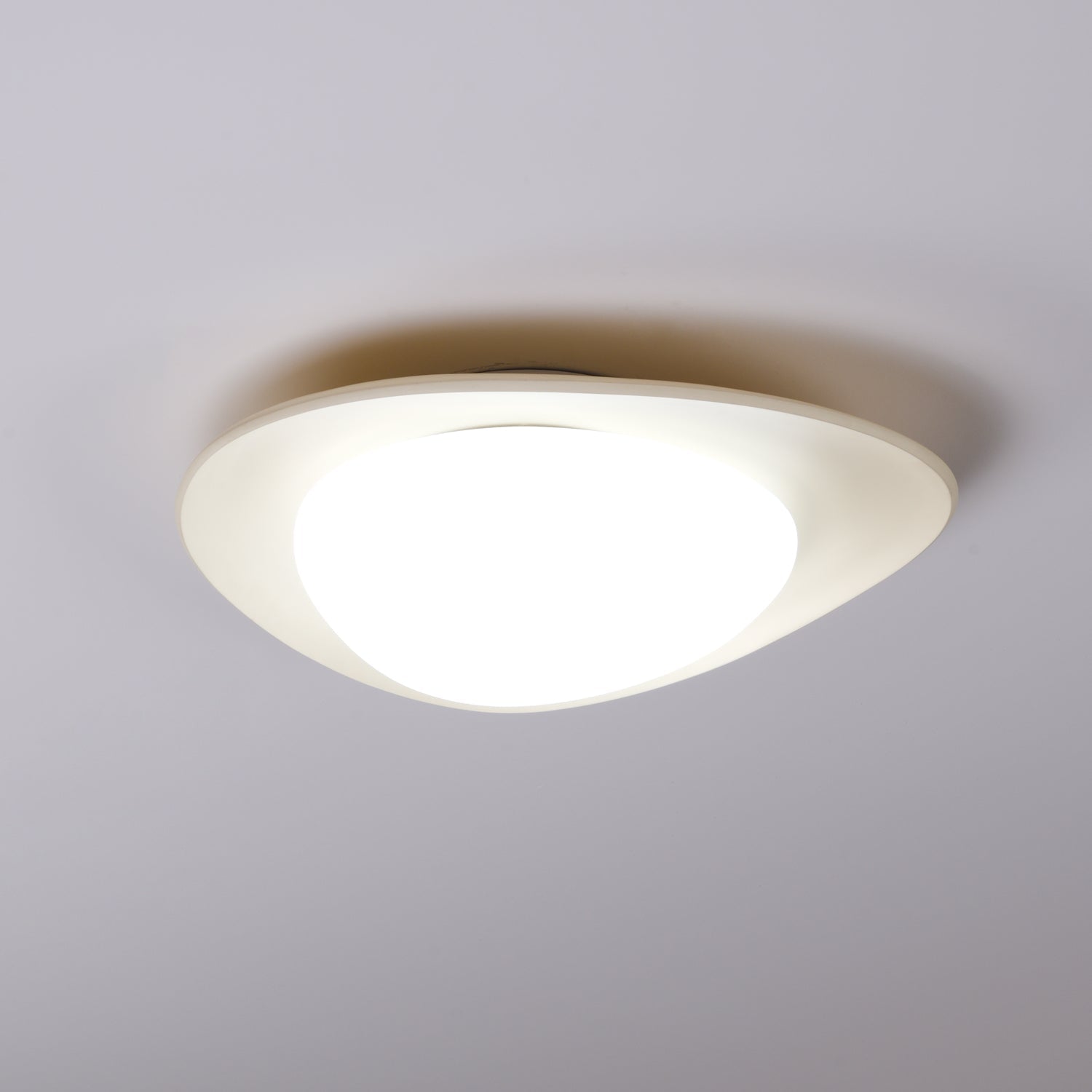 Ceiling Lamp Resin Leaf Shape Integrated LED Green Bedroom Dining Room Scandinavian Modern Lighting | Thomler