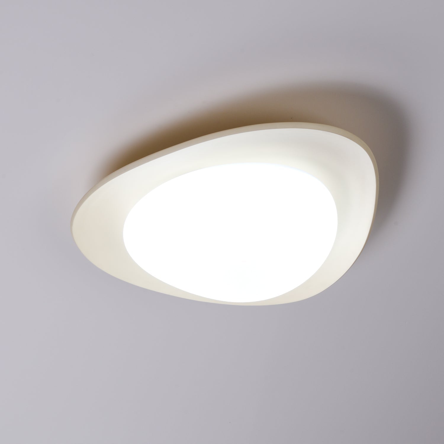 Ceiling Lamp Resin Leaf Shape Integrated LED Green Bedroom Dining Room Scandinavian Modern Lighting | Thomler