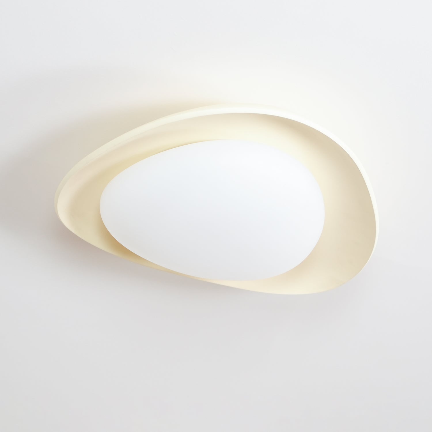 Ceiling Light Resin Leaf Shape 40.0 cm Green Living Room Bedroom Dining Room Adjustable LED Lighting | Thomler