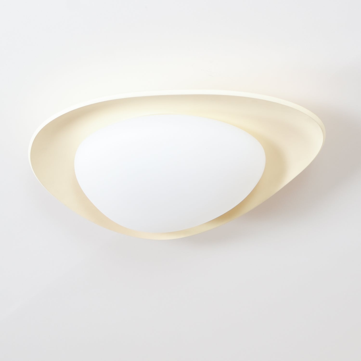Ceiling Lamp Resin Leaf Shape Integrated LED Green Bedroom Dining Room Scandinavian Modern Lighting | Thomler