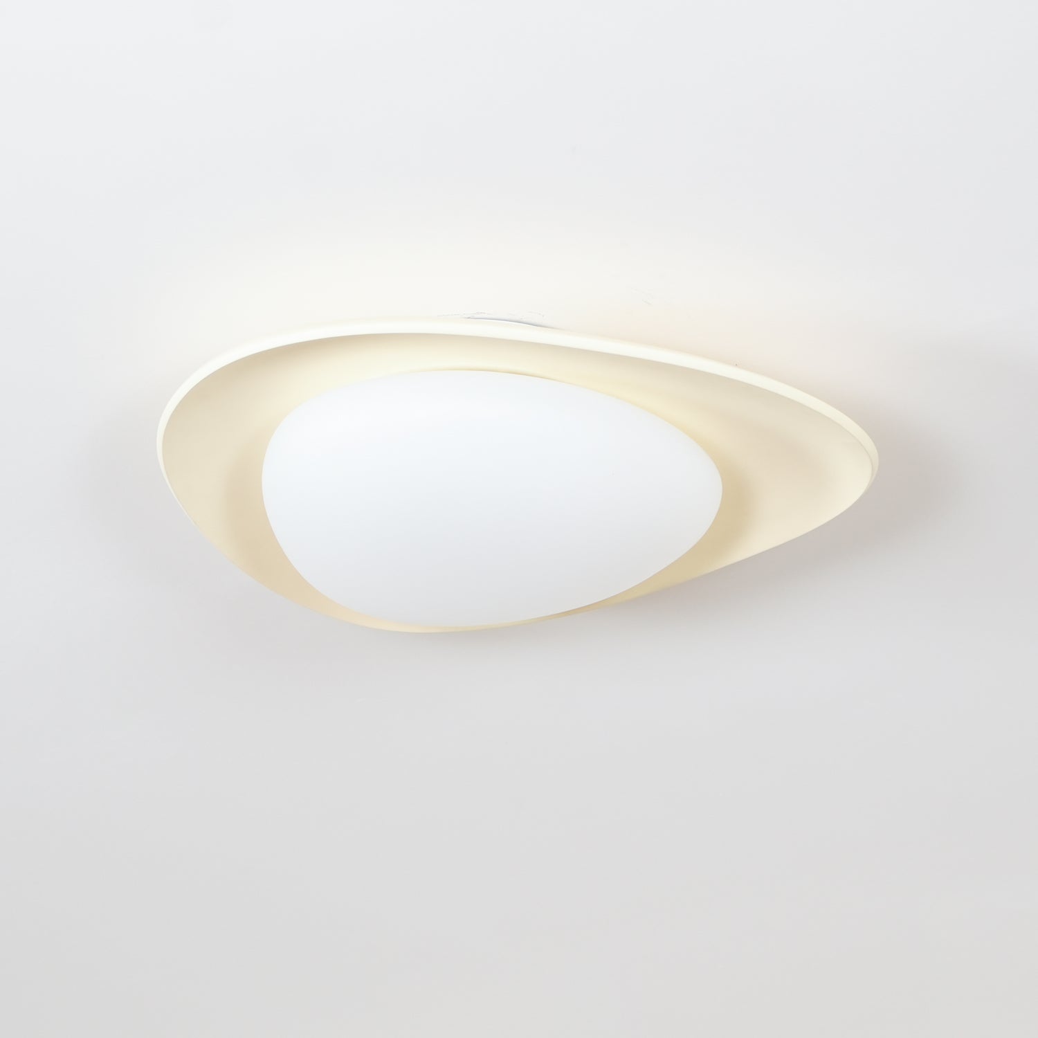 Ceiling Lamp Resin Leaf Shape Integrated LED Green Bedroom Dining Room Scandinavian Modern Lighting | Thomler