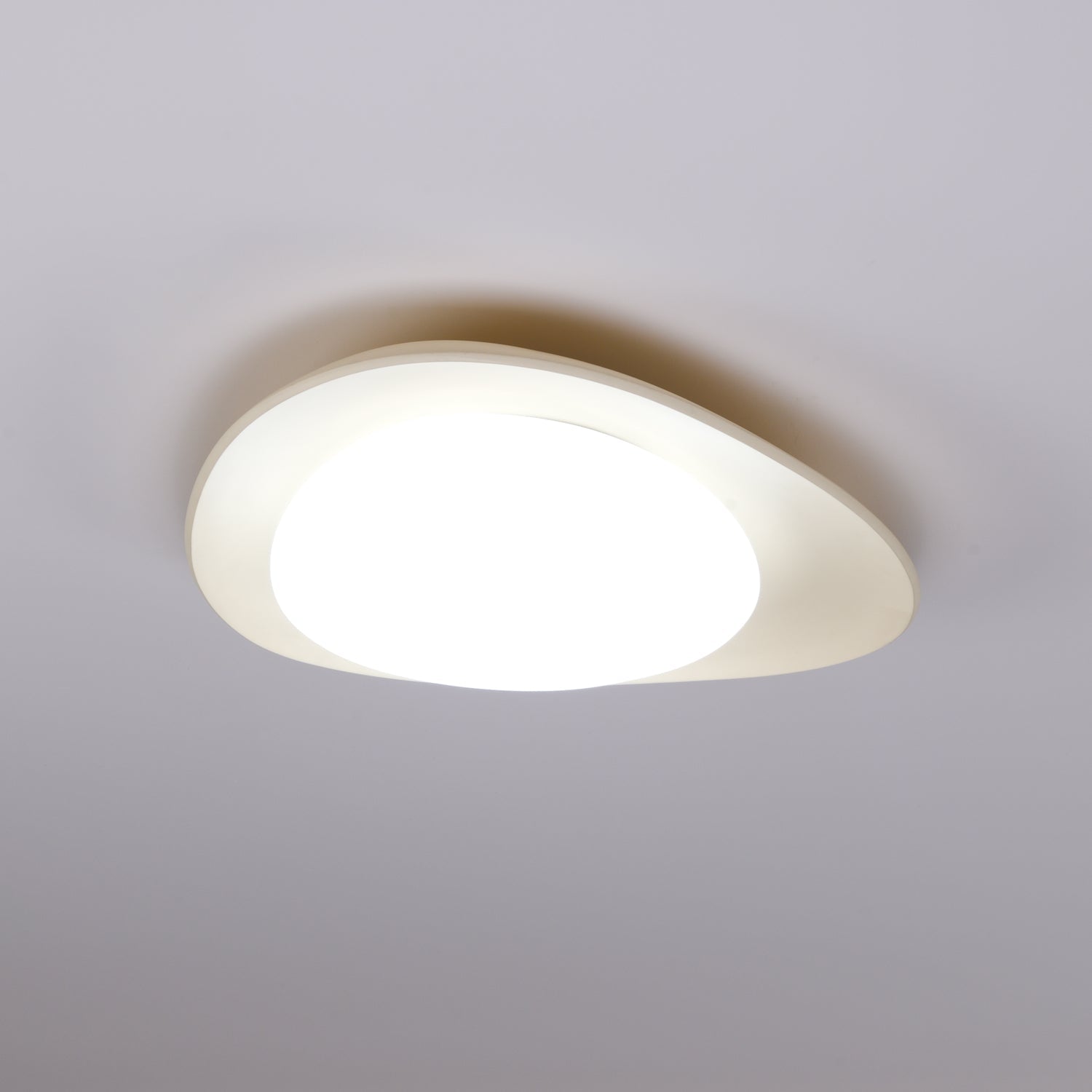 Ceiling Lamp Resin Leaf Shape Integrated LED Green Bedroom Dining Room Scandinavian Modern Lighting | Thomler