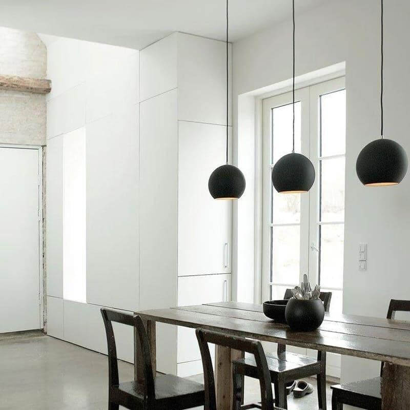Pendant Light Metal 8.3 in x 7.5 in G9 Kitchen Island Ceiling Lamp Modern Dining Room Hanging Light | Thomler