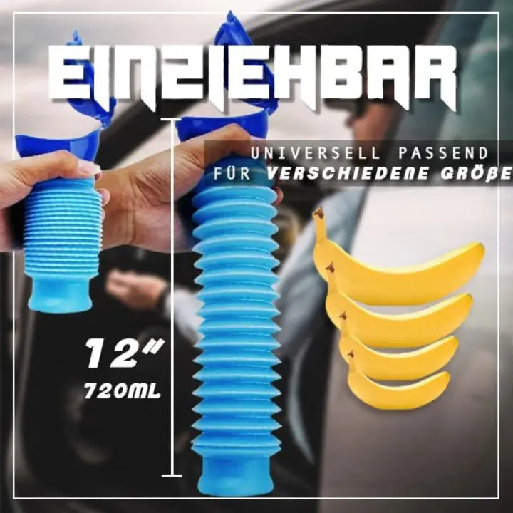 Travel Urinal Foldable 750 ml Blue Portable Car Camping Hiking Emergency Toilet | Thomler