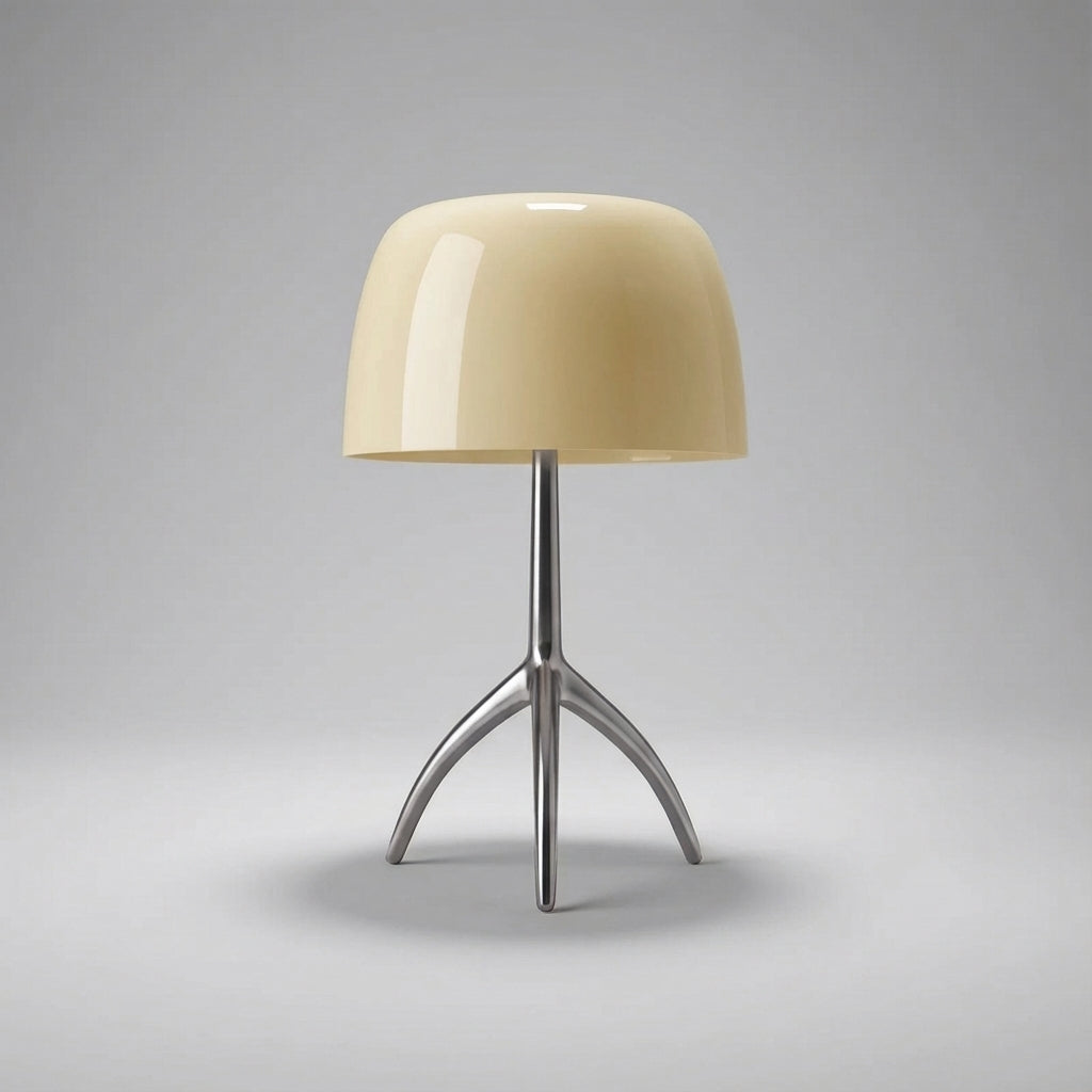 Table Lamp Iron 45.0 cm Copper Finish Red Bedroom Bedside Reading Light Modern Mid Century Decorative Accent | Thomler