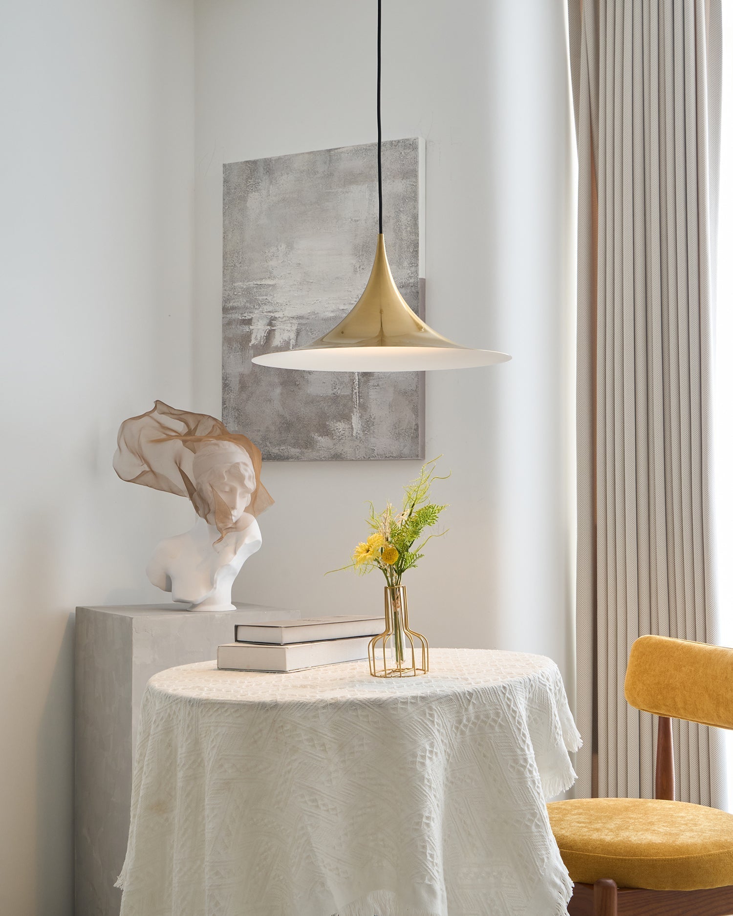 Pendant Light Aluminum Dome 11.8 in Adjustable Dining Room Kitchen Island Hanging Ceiling Lamp Minimal Modern Lighting Fixture | Thomler