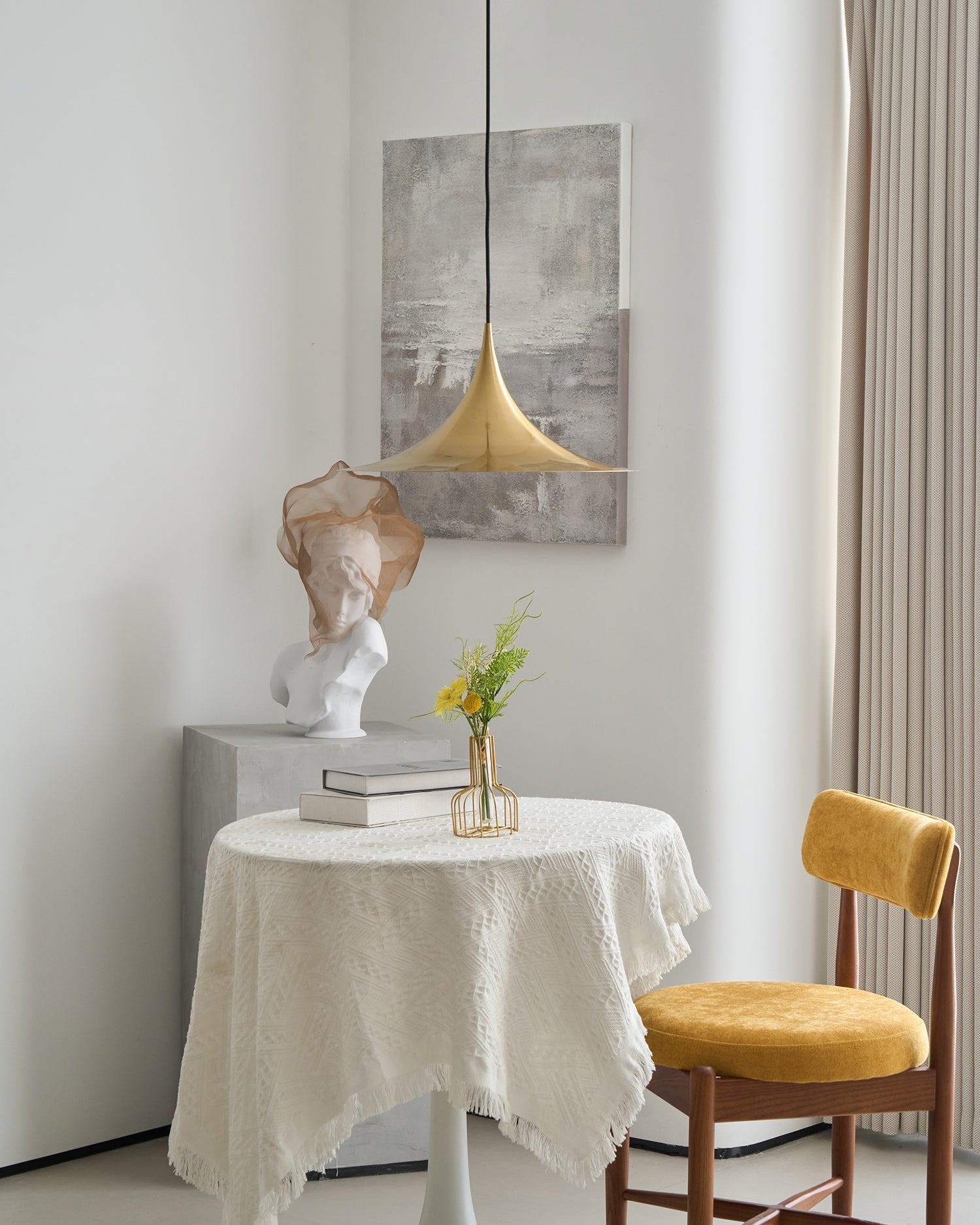 Pendant Light Aluminum Dome 11.8 in Adjustable Dining Room Kitchen Island Hanging Ceiling Lamp Minimal Modern Lighting Fixture | Thomler