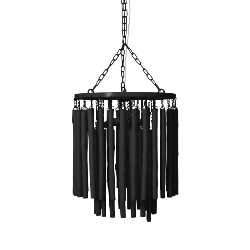 Chandelier Metal 20 in Ivory Modern Dining Room Ceiling Light Decorative Fixture | Thomler