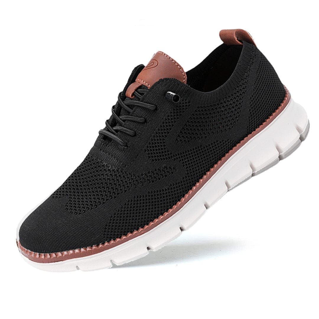 Men's Comfort Sneakers Lightweight Breathable Vegan Leather Everyday Shoes for Work Casual Office Walking | Thomler