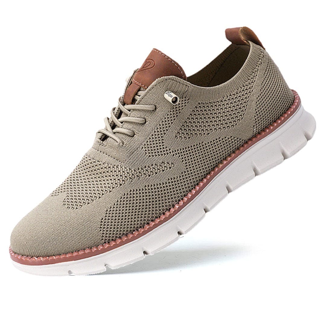 Men's Comfort Sneakers Lightweight Breathable Vegan Leather Everyday Shoes for Work Casual Office Walking | Thomler