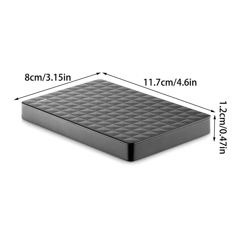 8TB Portable External Hard Drive USB 3.0 High-Speed Data Transfer Slim Lightweight Design for Laptops Desktops Photo Video Backup Storage | Thomler