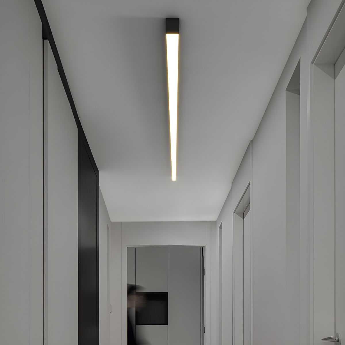 Ultra-Slim Linear LED Ceiling Light for Modern Kitchens & Offices – Flush Mount 2-4 Foot Bar Fixture | Thomler