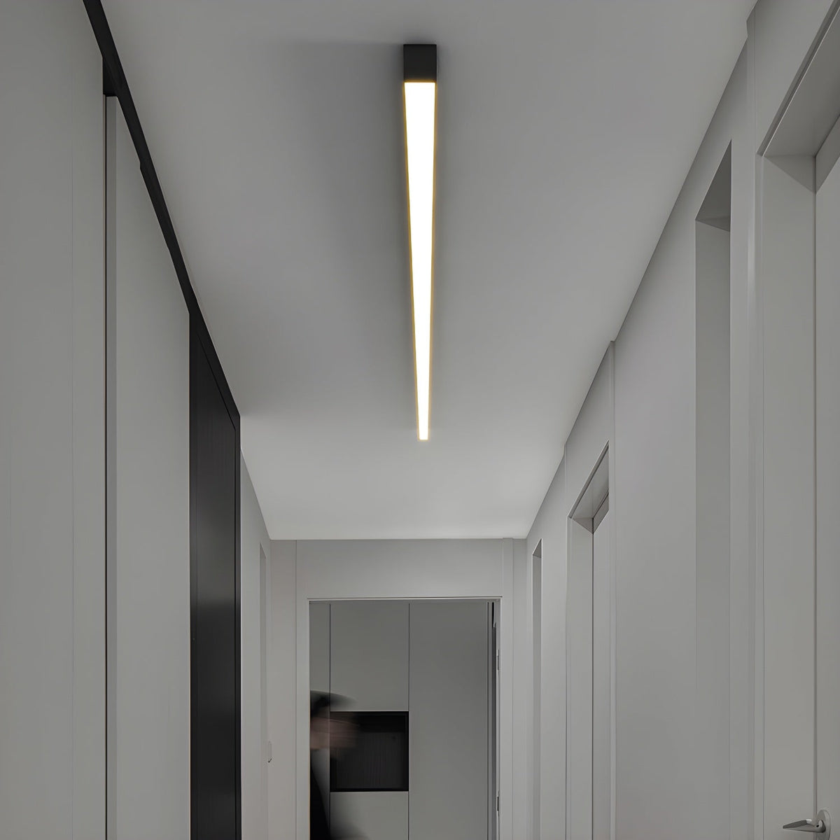 Ultra-Slim Linear LED Ceiling Light for Modern Kitchens & Offices – Flush Mount 2-4 Foot Bar Fixture | Thomler