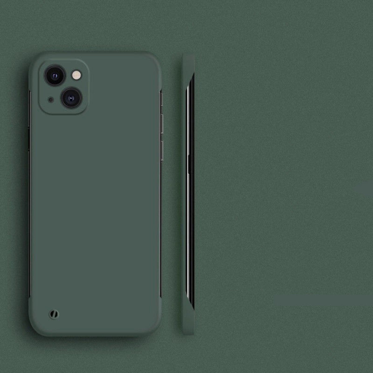 Slim Hardshell Case for iPhone 14-17 Series with Lens Cover & Anti-Fingerprint Finish – Minimal Protection with Raised Edges, Lanyard Hole | Thomler