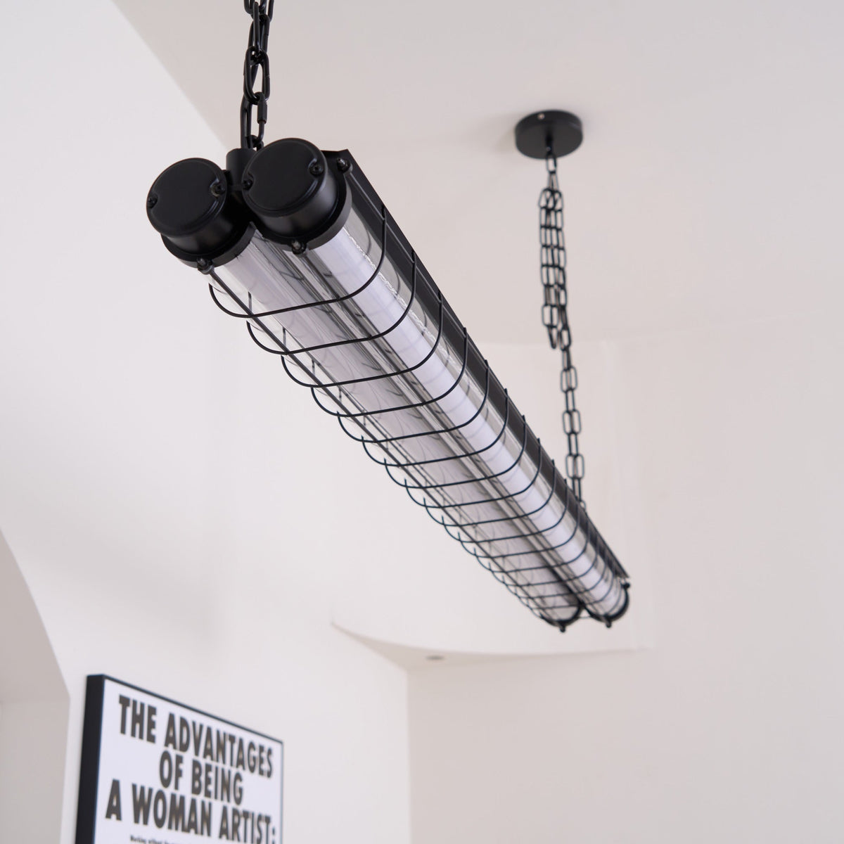 Contemporary Tubular Glass LED Pendant – Metal & Glass Island Light for Kitchen & Dining | Thomler