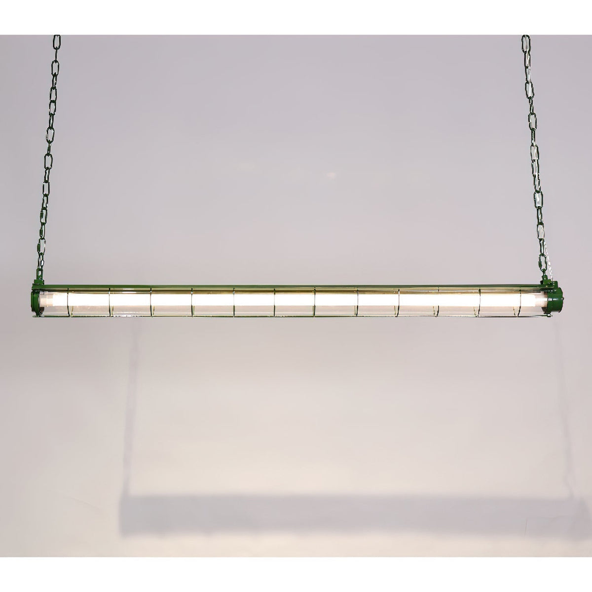 Contemporary Tubular Glass LED Pendant – Metal & Glass Island Light for Kitchen & Dining | Thomler