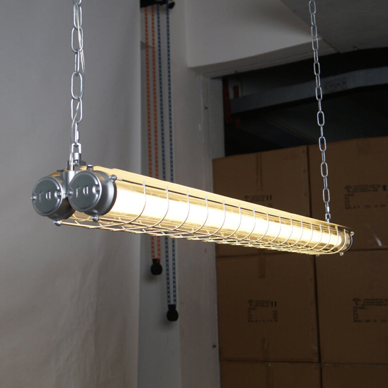 Contemporary Tubular Glass LED Pendant – Metal & Glass Island Light for Kitchen & Dining | Thomler