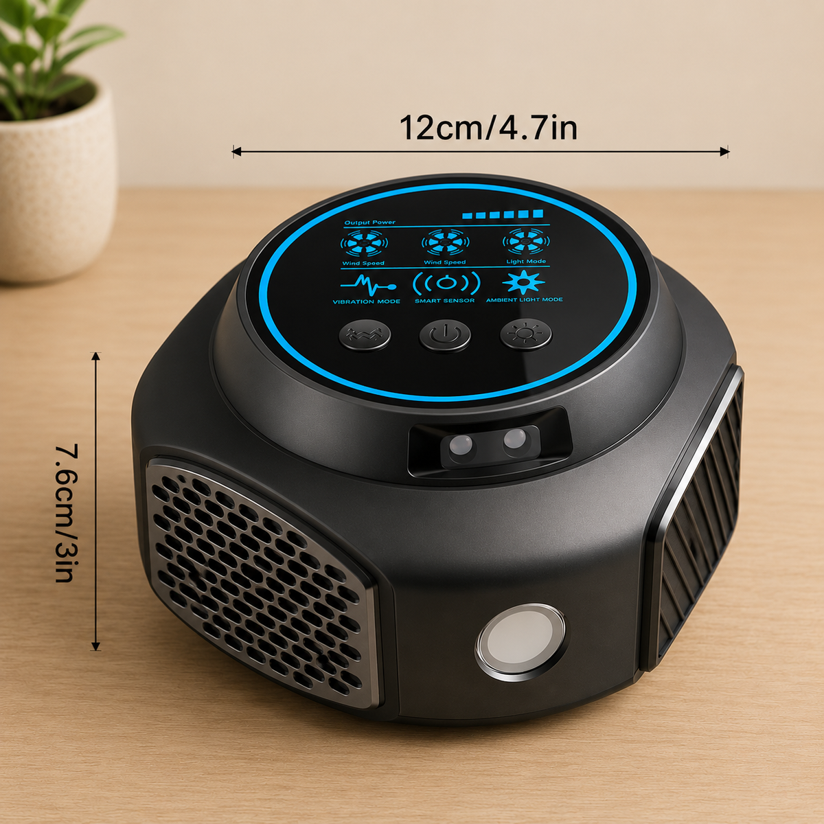 Sonic Flying Insect Deterrent – 360° Coverage Outdoor Pest Repeller for Yard, Deck & Patio | Thomler