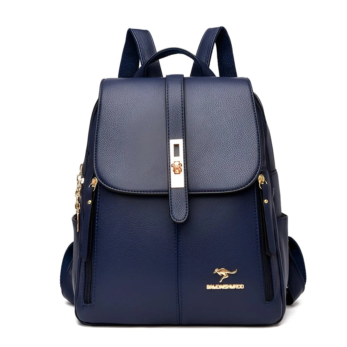 Convertible Leather Backpack Purse for Women — Multi-Pocket Daypack with Adjustable Straps for Travel, Work & Daily Essentials | Thomler