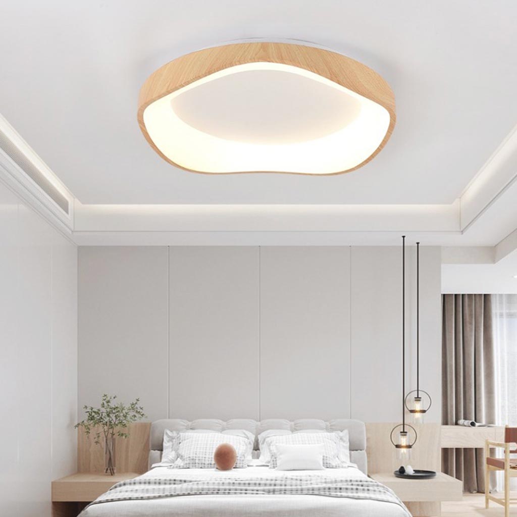 Flush Mount Ceiling Light Iron 16.5 in Adjustable LED Bedroom Living Room Modern Minimalist Lighting | Thomler