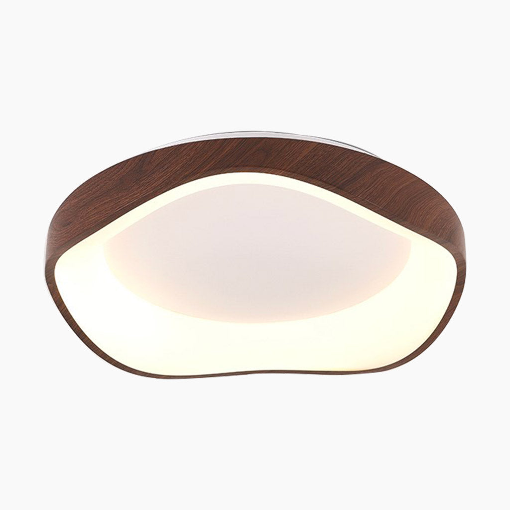 Flush Mount Ceiling Light Iron 16.5 in Adjustable LED Bedroom Living Room Modern Minimalist Lighting | Thomler