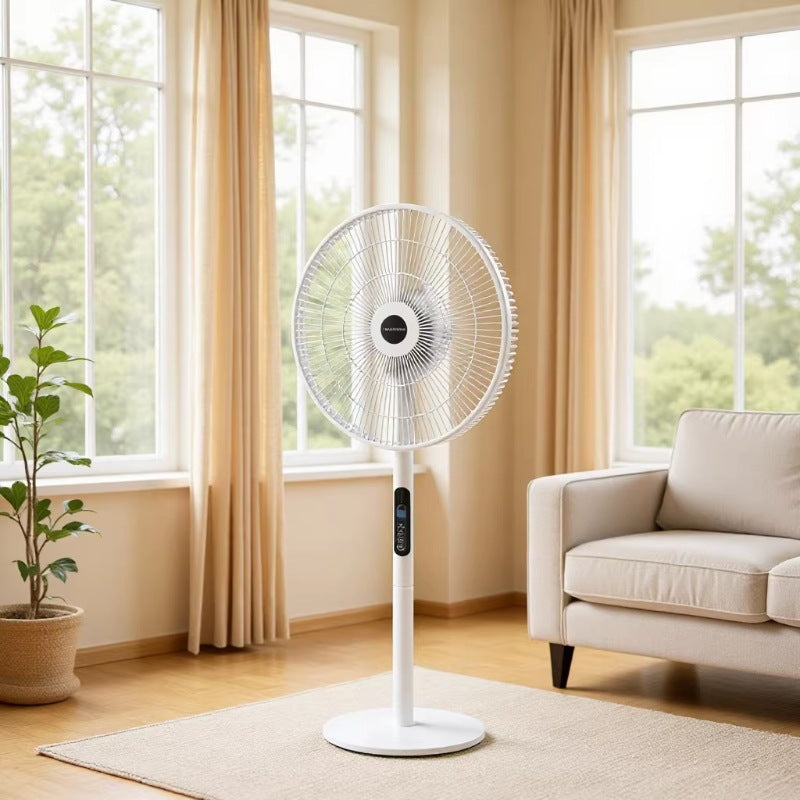 Pedestal Fan with Remote Control – 8 Speed Settings, 9-Hour Timer, Adjustable Height – Quiet Cooling for Bedroom, Living Room, Office | Thomler