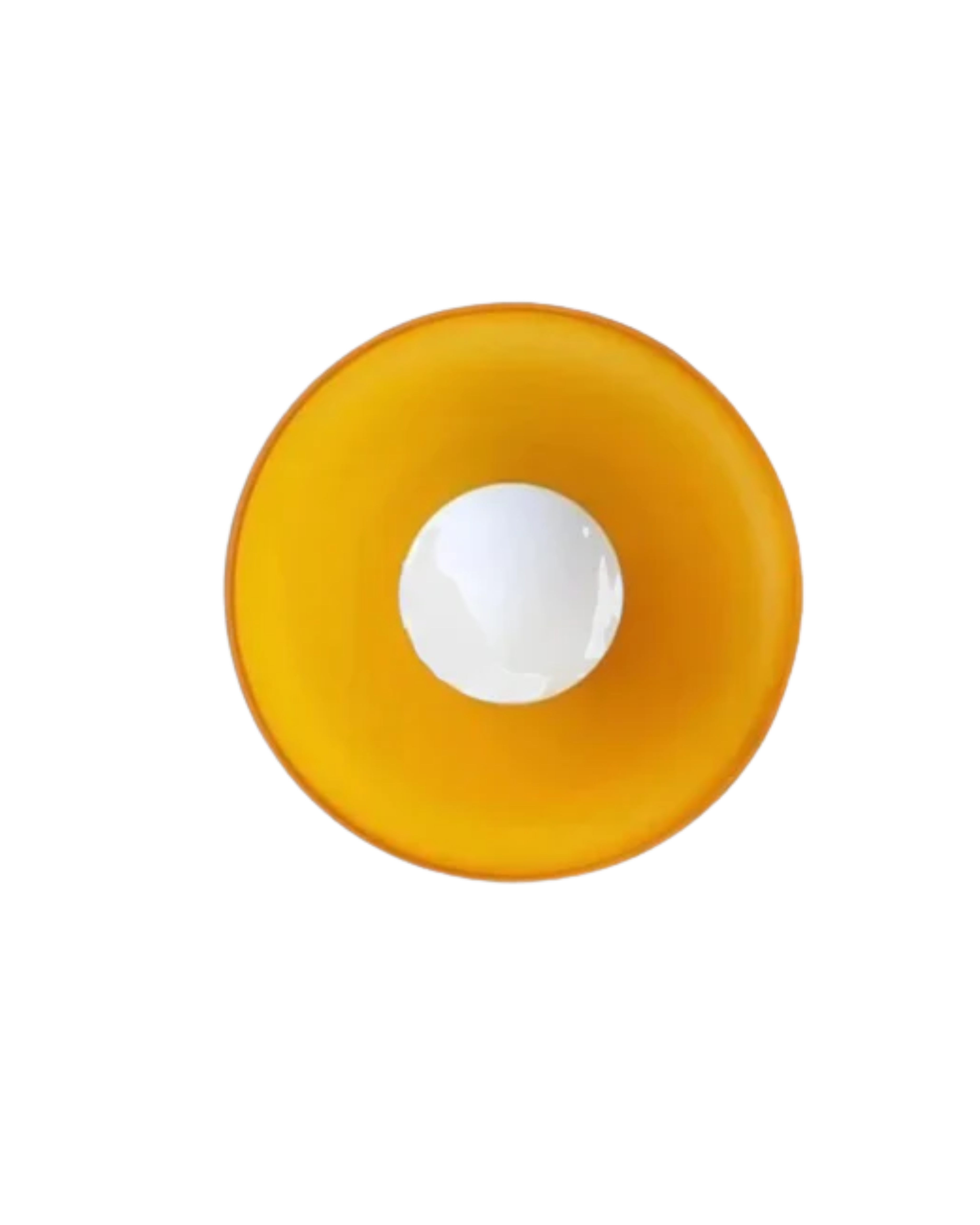 Moderne ronde plafondlamp van glas en ijzer – minimalistische designlamp voor woonkamer en slaapkamer met warme lichtkleur | Sansoti