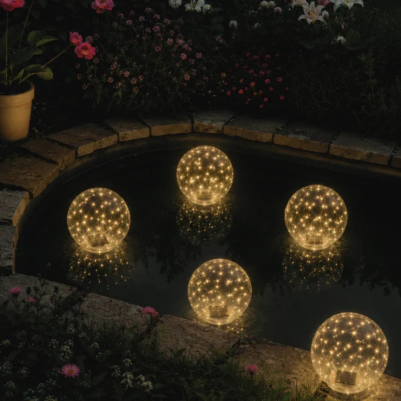 Solar Floating Pool Light – Color-Changing Waterproof Orb for Pools, Patios & Gardens | Thomler