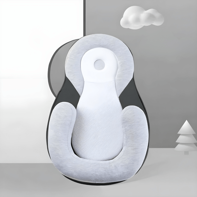Infant Head-Shaping Sleep Pillow – Pediatrician-Backed Ergonomic Baby Support for Crib & Bassinet | Thomler