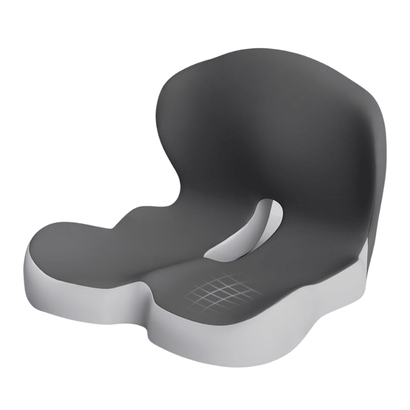 Memory Foam Lower Back Support Cushion for Office Chair and Car Seat – Ergonomic Lumbar Pillow | Thomler