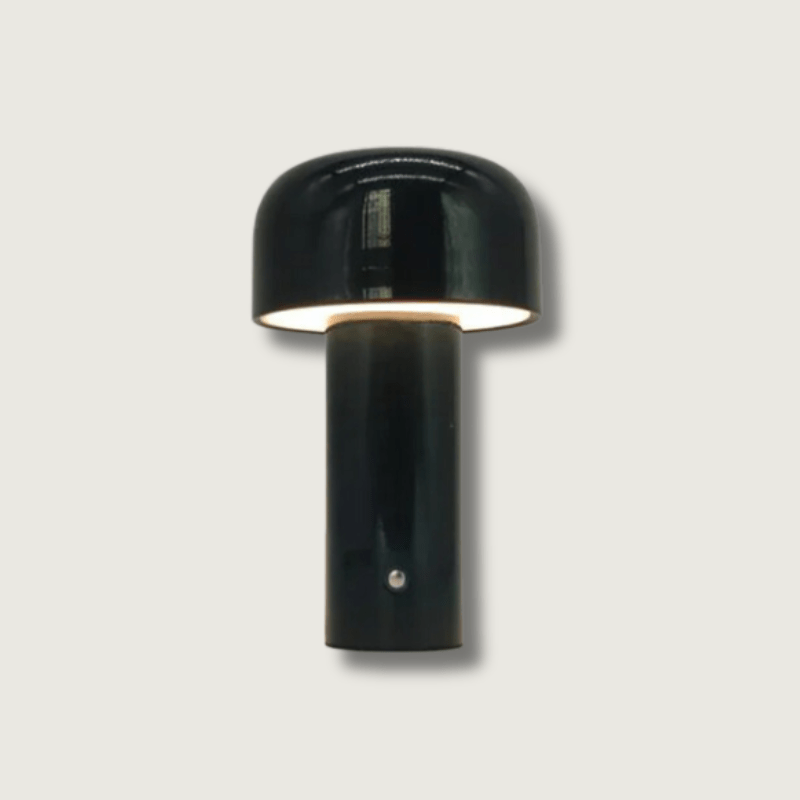 Table Lamp Plastic 25.0 cm Yellow Wireless Bedside Mood Lighting USB Rechargeable LED Mushroom Accent Light | Thomler