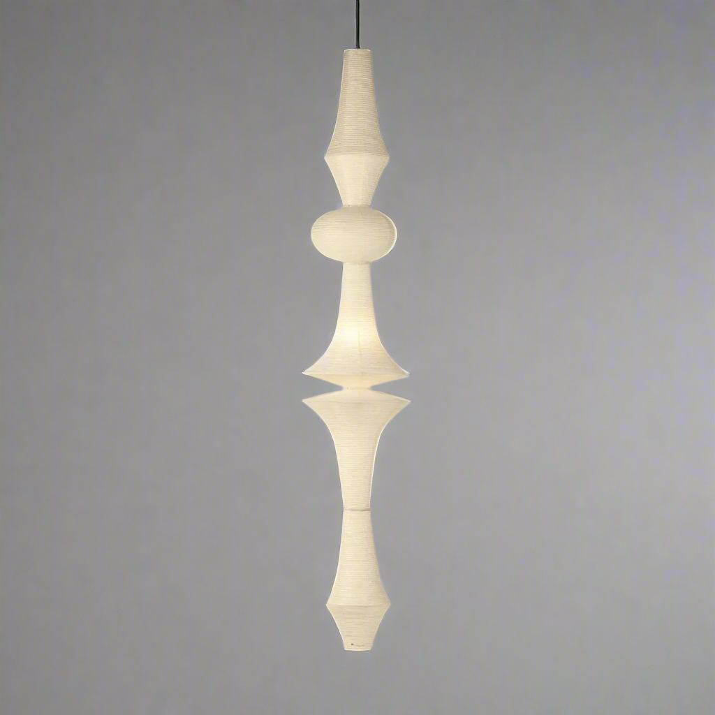 Japanese Paper Pendant Light – Sculptural Ceiling Fixture for Modern & Minimalist Interiors | Thomler