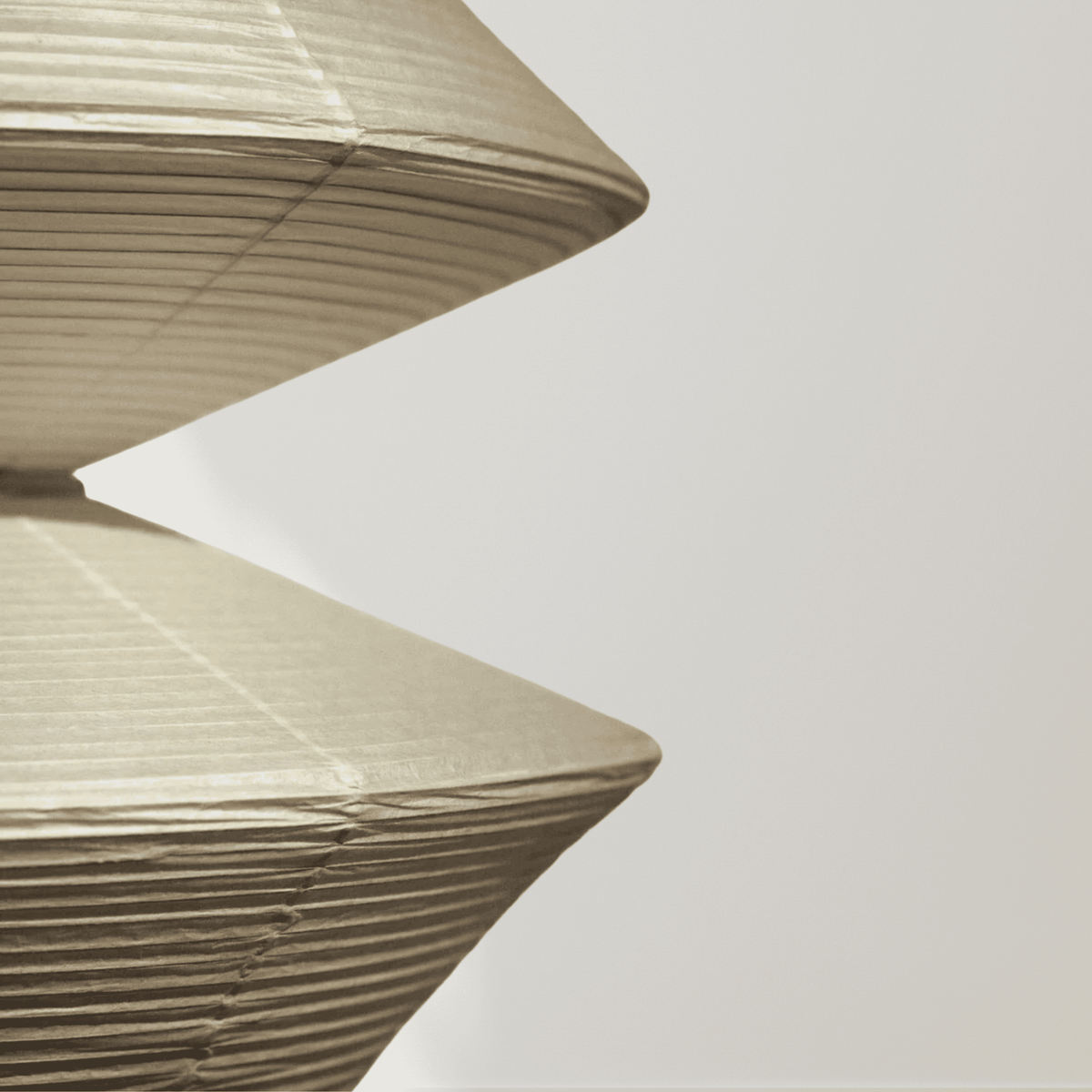 Japanese Paper Pendant Light – Sculptural Ceiling Fixture for Modern & Minimalist Interiors | Thomler