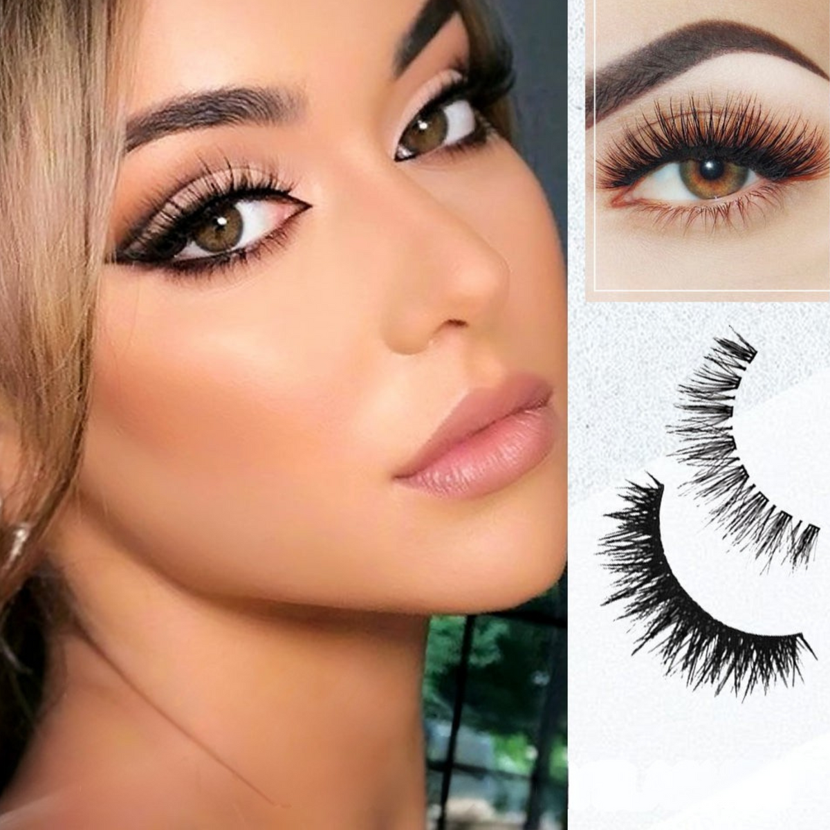 Self-Adhesive False Eyelashes – Reusable, No Glue Required, Water-Resistant with Natural Volume for Everyday & Special Occasions | Thomler