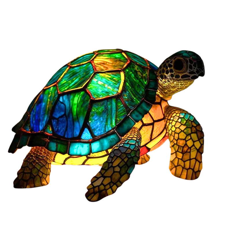 Solar Turtle Garden Light LED Outdoor Decorative Lantern with Realistic Shell Design for Patio Yard Pathway | Thomler
