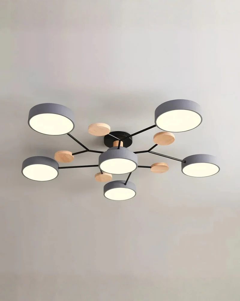 Contemporary Round LED Ceiling Light – Sleek Low-Profile Flush Mount for Living Room & Bedroom | Thomler