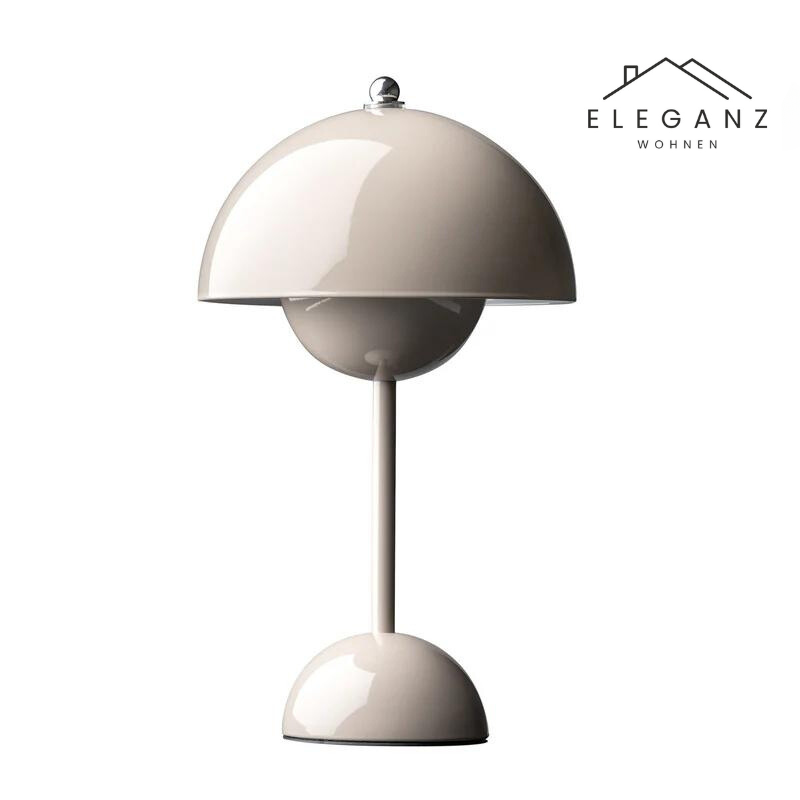 Table Lamp Metal Acrylic 29.5 cm White Bedroom Bedside Wireless Dimmable LED Reading Light Scandinavian Design | Thomler