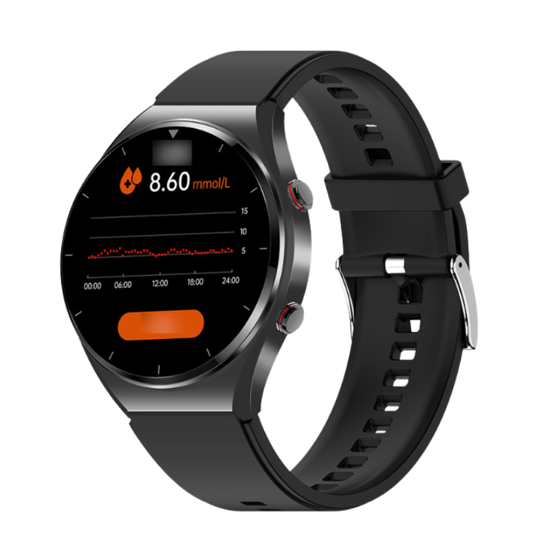 Health Smartwatch with Blood Glucose Monitor ECG Heart Rate Tracker Blood Pressure Sensor for Fitness Wellness Daily Use Men Women | Thomler