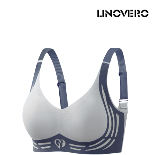Wireless Lift Bra with Wide Straps – Wire-Free Support and Smoothing U-Back Design for Full Coverage | Thomler