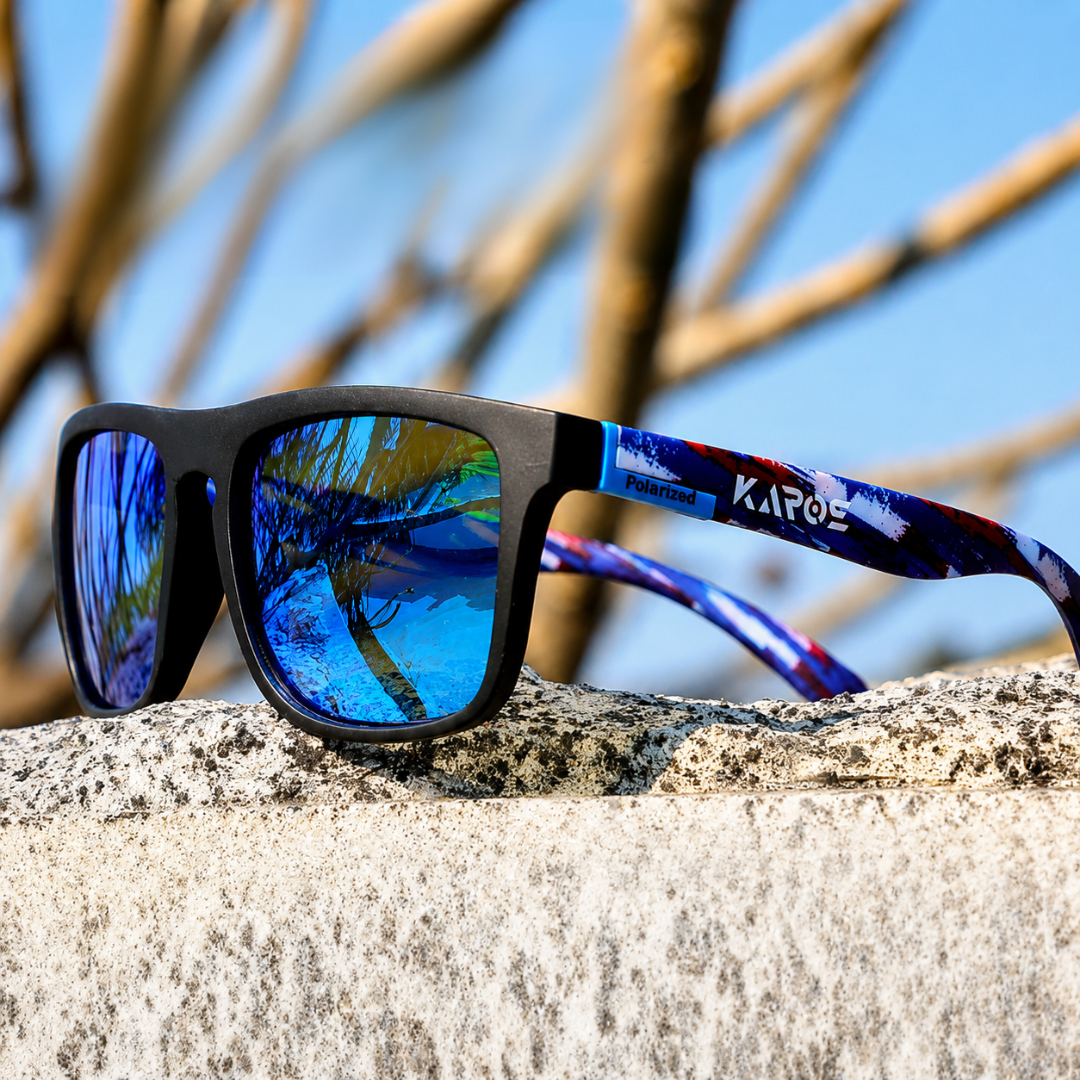 Polarized Riding Sunglasses with Blue Light Filter & UV400 Protection for Motorcycle & City Driving | Thomler