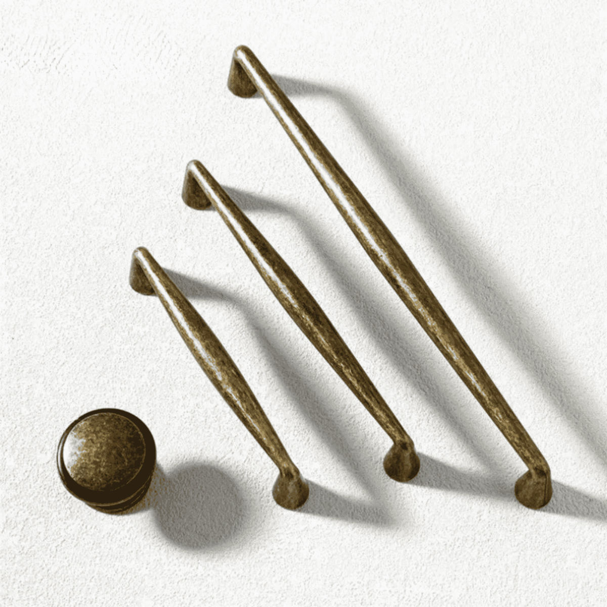 Classic Drawer Pull – Antique Bronze Cabinet Knob & Pull for Furniture, Dresser, Wardrobe | Thomler