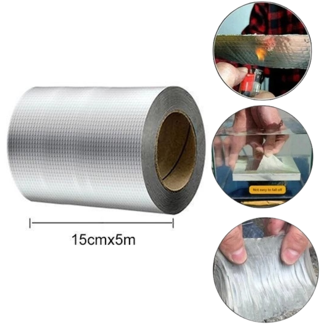 Heavy-Duty Leak Repair Tape for Pipes, Roofs & HVAC – Waterproof Rubber Seal Strip | Thomler