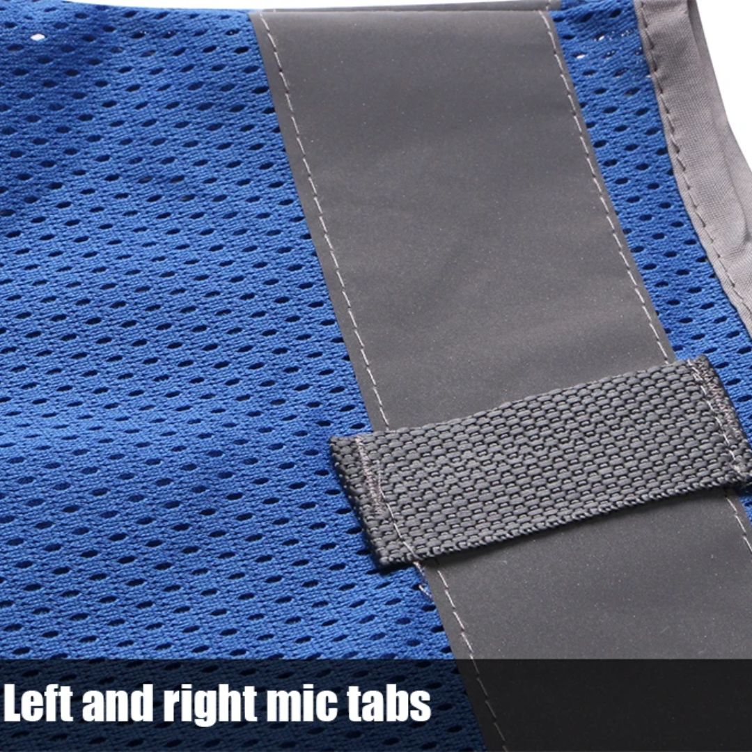 High-Visibility Safety Vest with Reflective Strips for Construction Workers & Road Crew – Breathable Workwear for Day & Night | Thomler