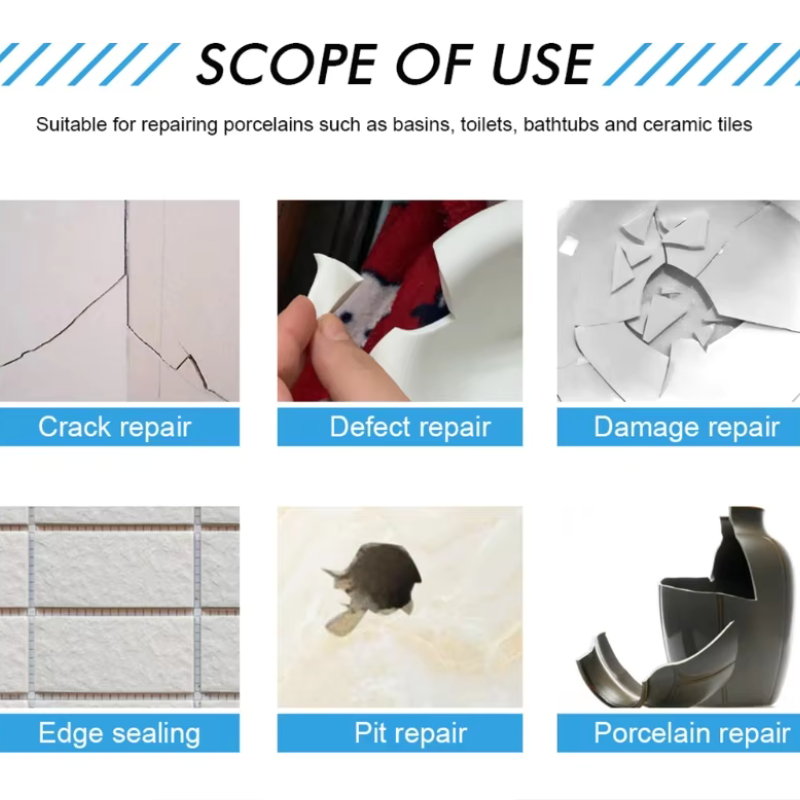 Two-Part Surface Repair Paste for Tiles, Bathtubs, Sinks & Stone – Waterproof Epoxy Fix for Chips, Cracks & Scratches | Thomler