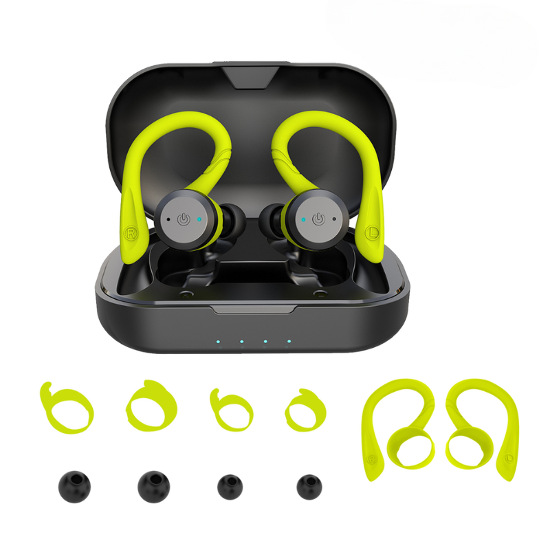 Waterproof Wireless Earbuds for Swimming & Running, 20-Hour Battery, IPX7 Sport Headphones with Bluetooth 5.0, Secure-Fit Earphones for | Thomler