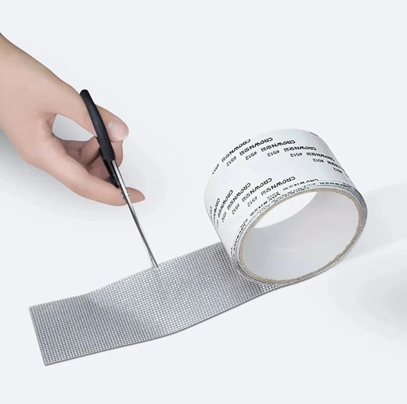 Screen Patch Tape Adhesive for Window & Door Mesh Tears Holes Rips 2-Pack Weatherproof Bug Barrier Indoor Outdoor | Thomler