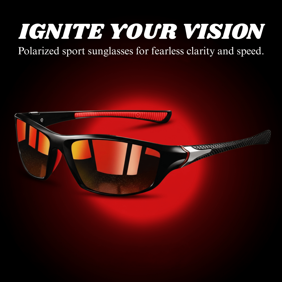 Performance Sport Sunglasses for Men & Women with Anti-Glare Shades & Eye Protection for Outdoor Activities, Cycling, Running, Fishing | Thomler
